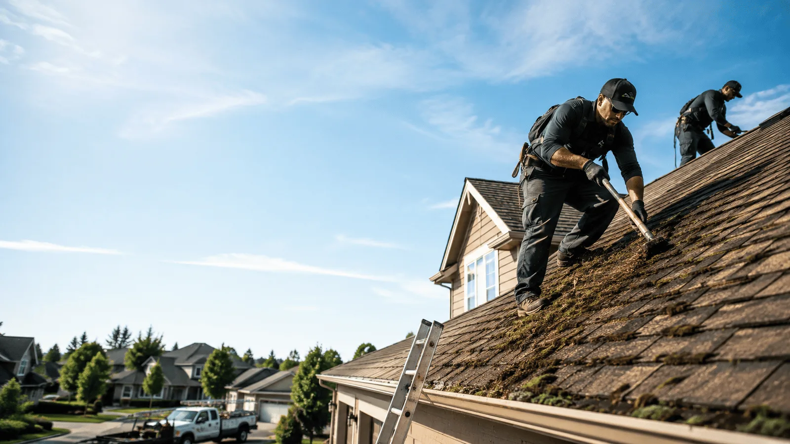 Roof Moss Removal in Amherst, TX near me